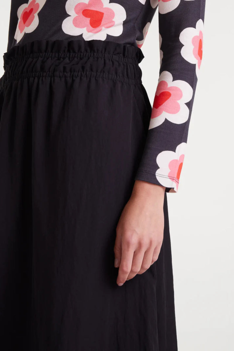 Rok midi zwart