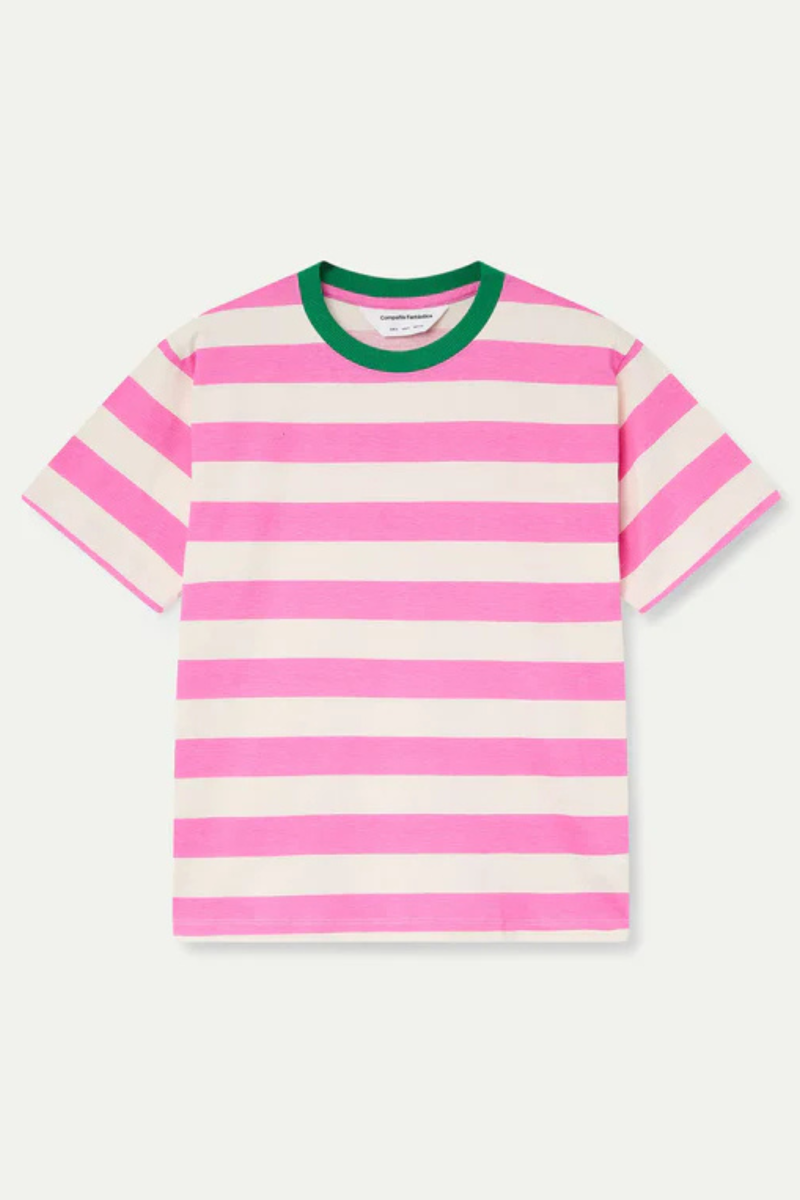 T-shirt pink stripes