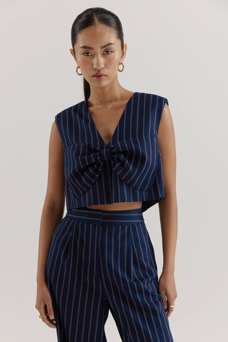 Broek Anna-PA Blue stripe