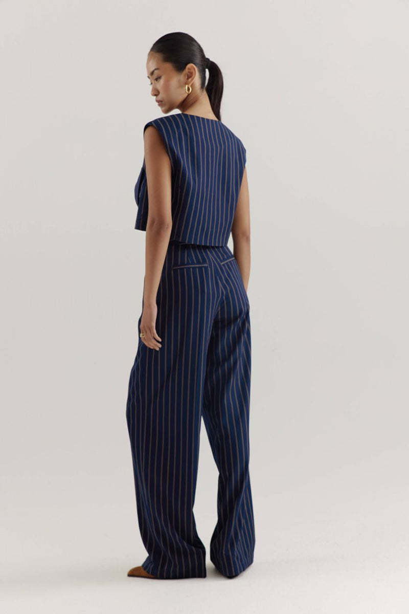 Broek Anna-PA Blue stripe