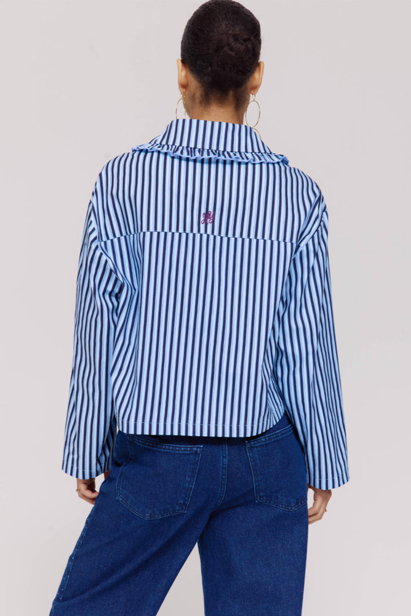 Blouse James - blue stripe