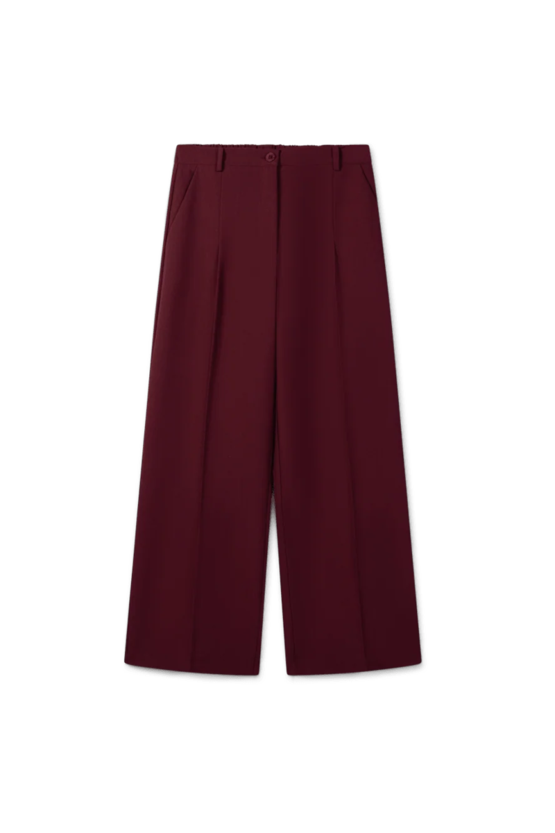 Broek Moore pleated - port royal
