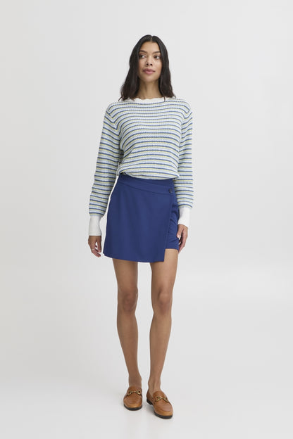 Skort BYdanta - medieval blue