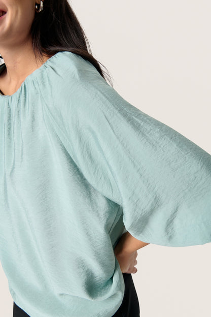 Blouse SLleodora - silver blue