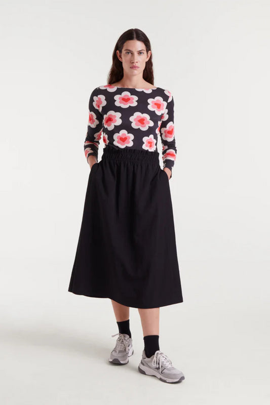Longsleeve heart/flower