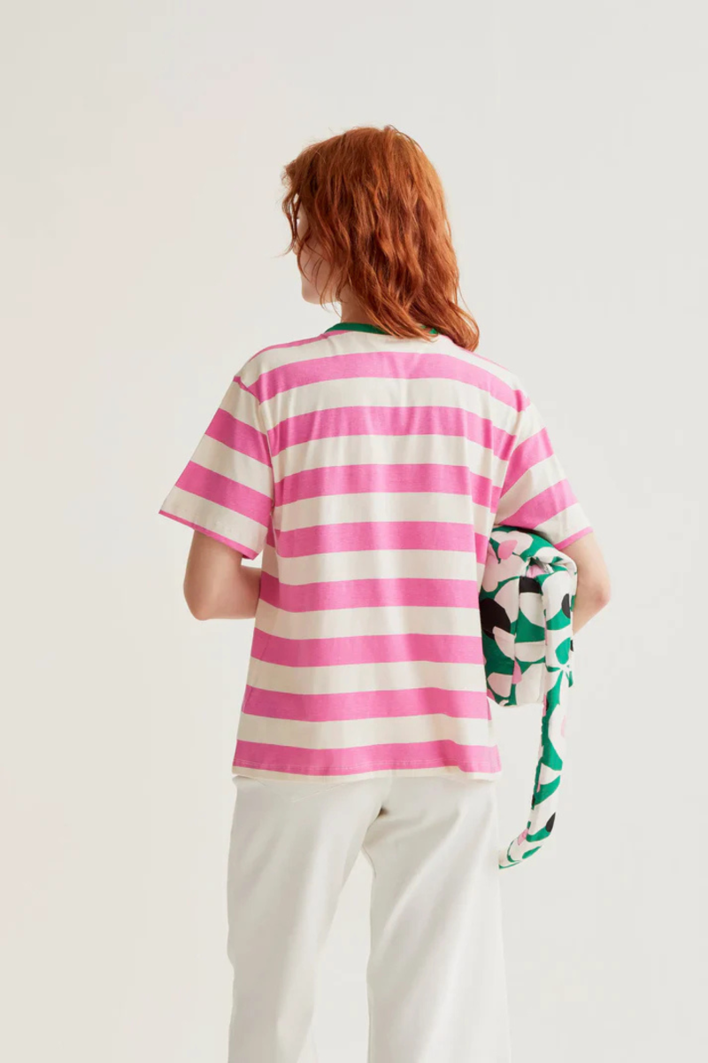 T-shirt pink stripes