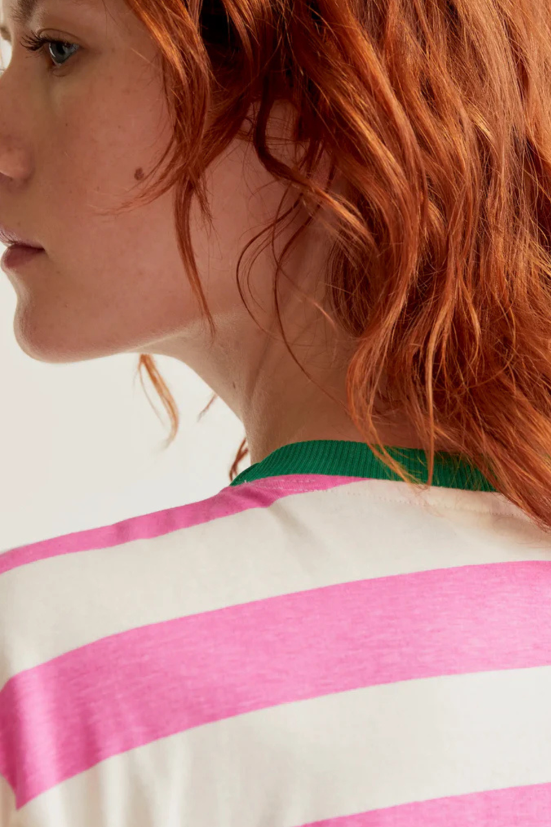 T-shirt pink stripes