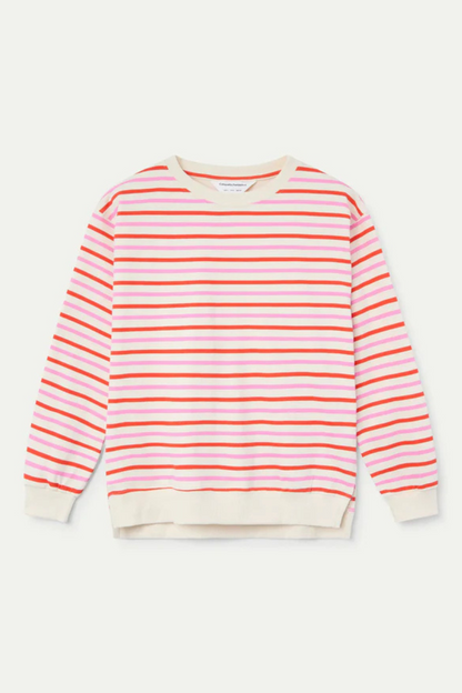 Sweater pink/orange stripes