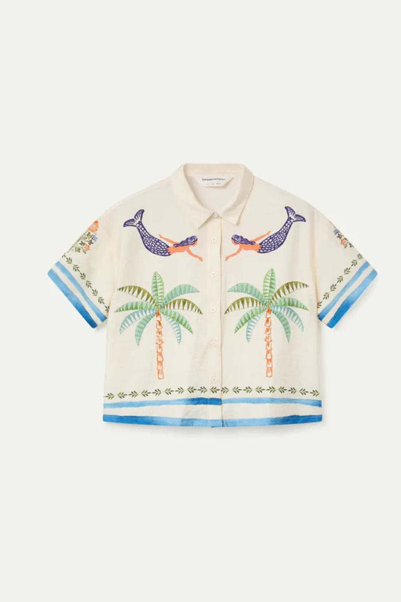 Blouse palm tree