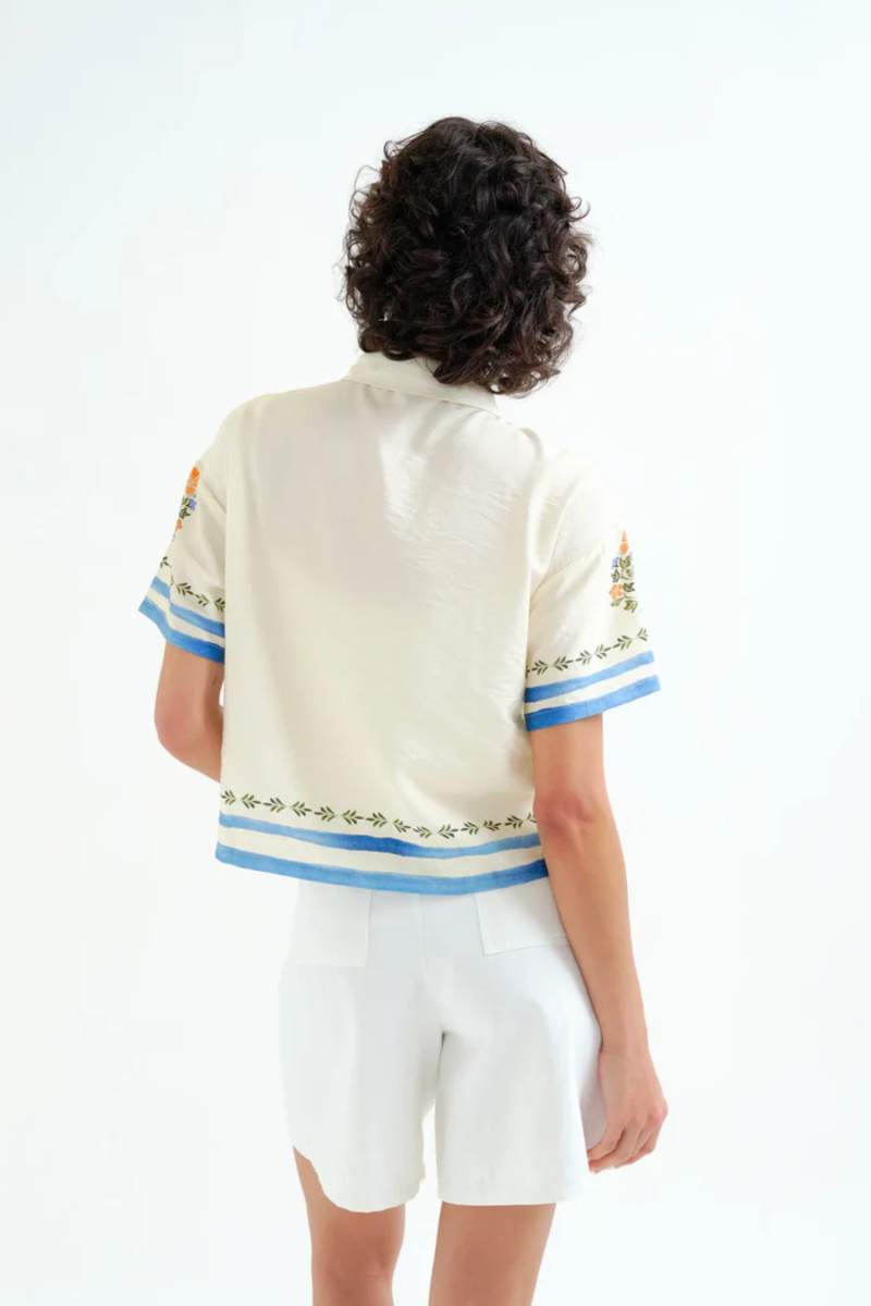 Blouse palm tree
