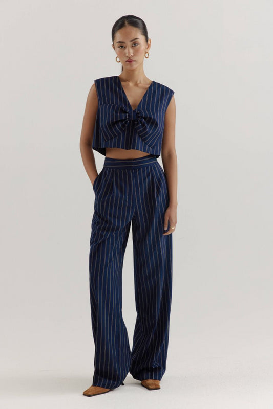 Broek Anna-PA Blue stripe