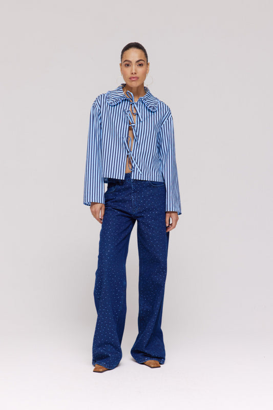 Blouse James - blue stripe