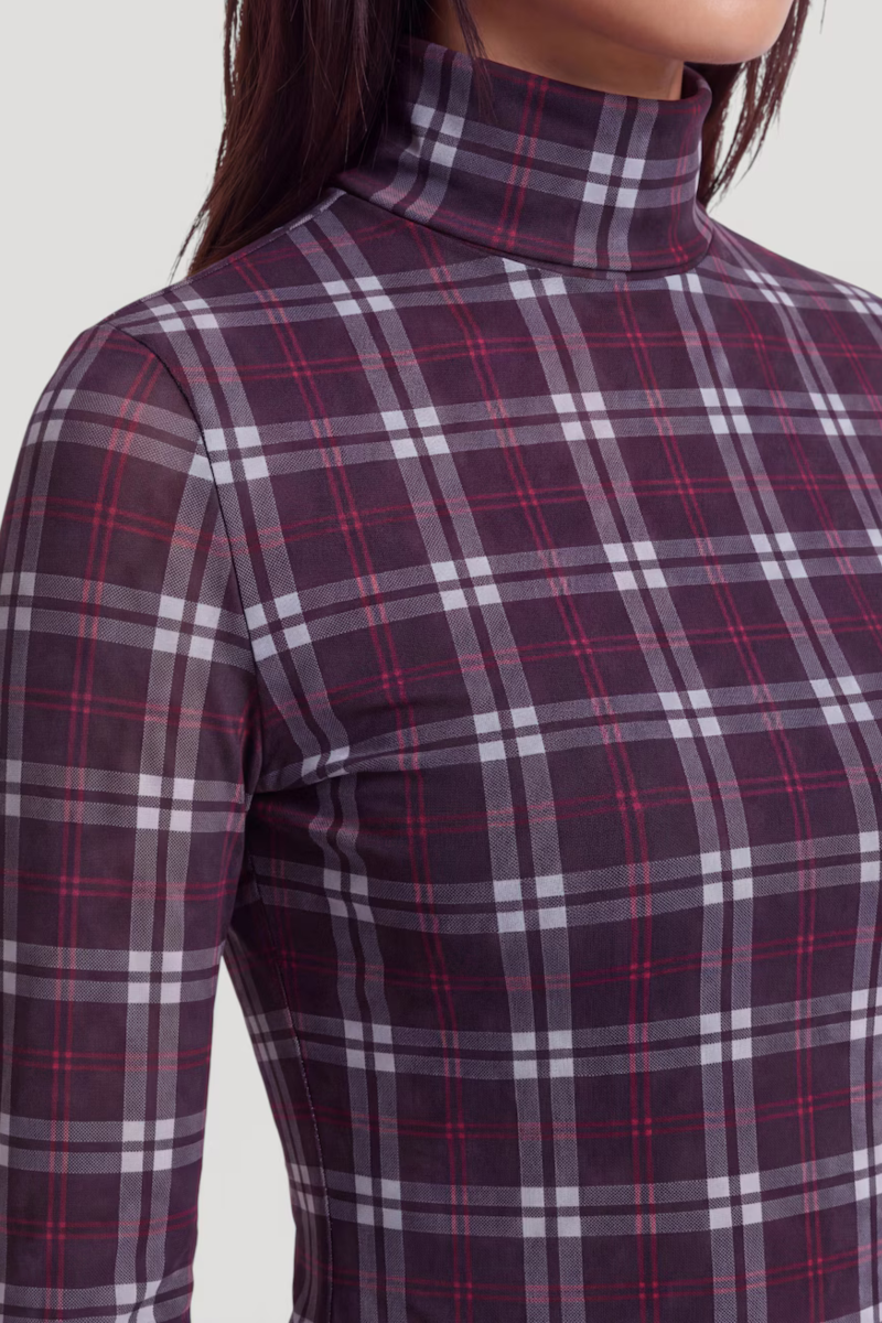 Longsleeve Fiore - cherry/plum