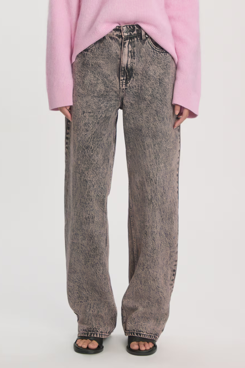 Broek Theodora -pink wash