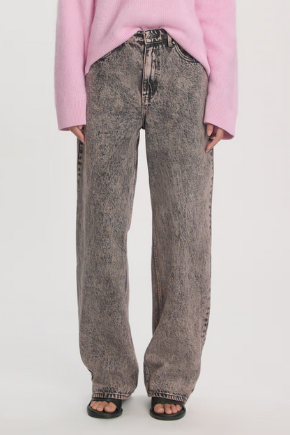 Broek Theodora -pink wash