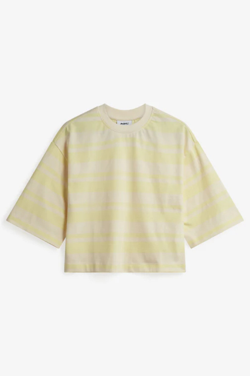T-shirt Striba yellow
