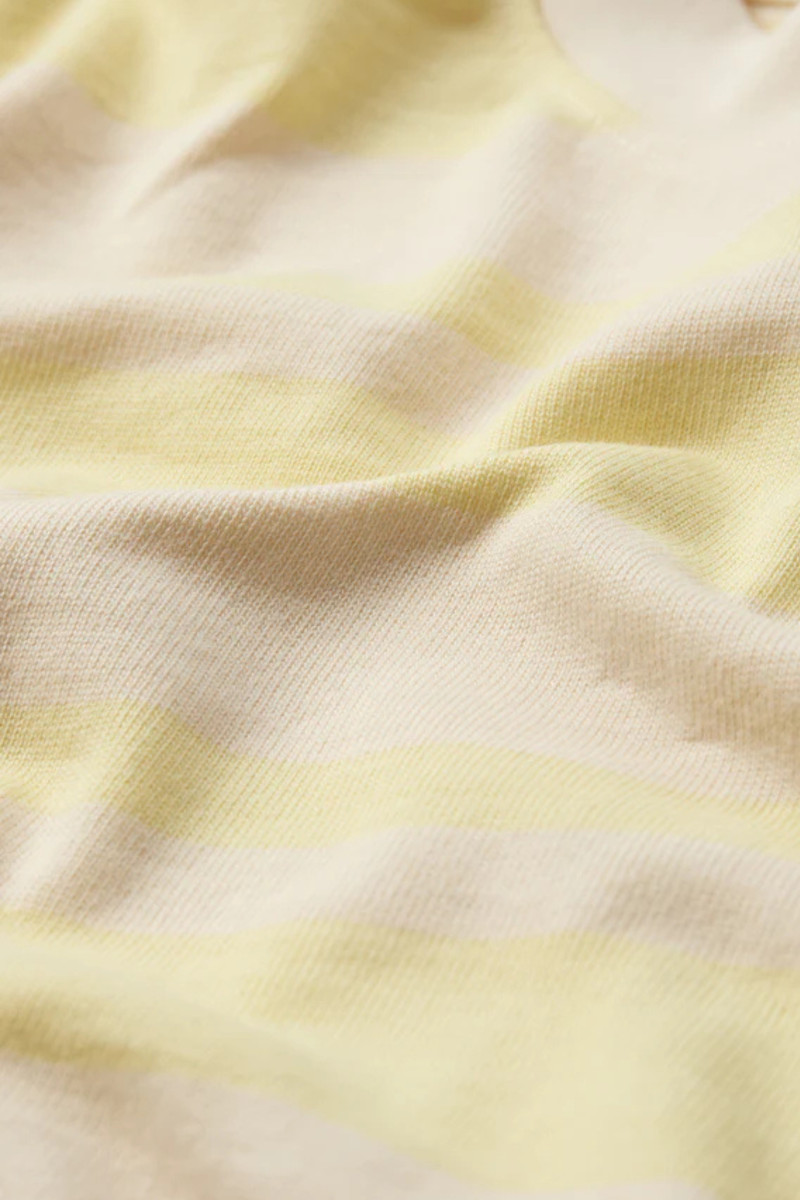 T-shirt Striba yellow