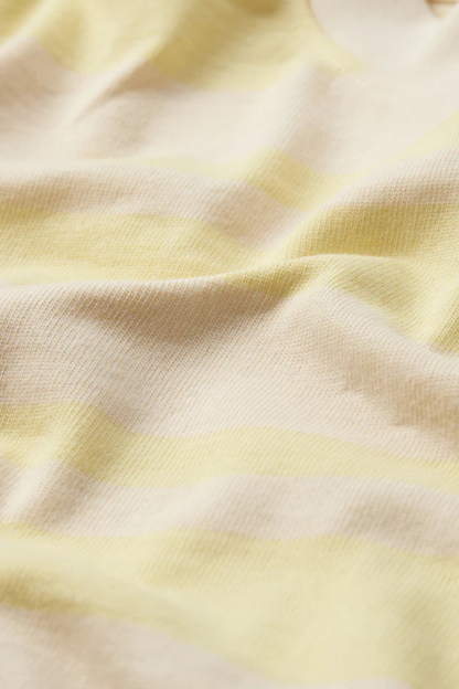 T-shirt Striba yellow
