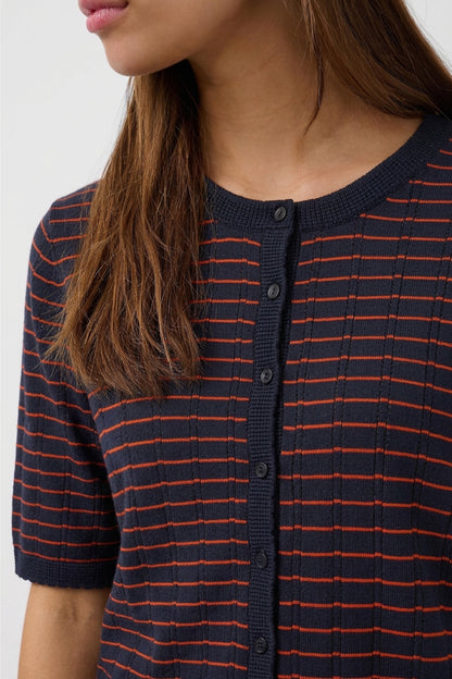 Cardigan SLspina - Navy pumpkin