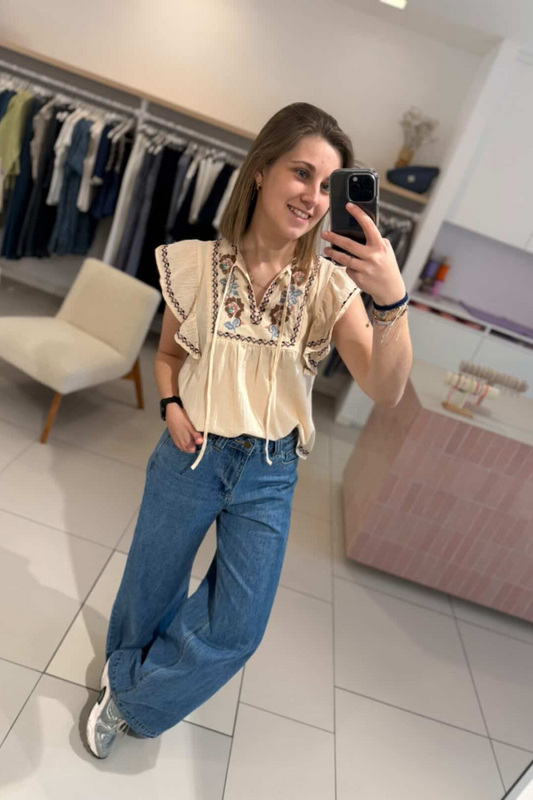 Blouse brode
