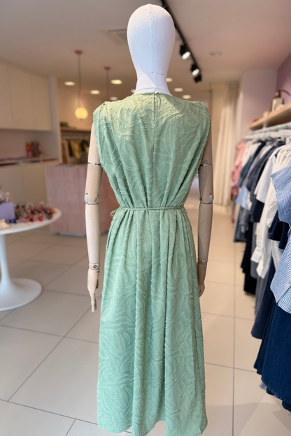 Jurk longue green